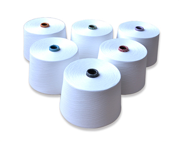 Ring spinning pure polyester yarn